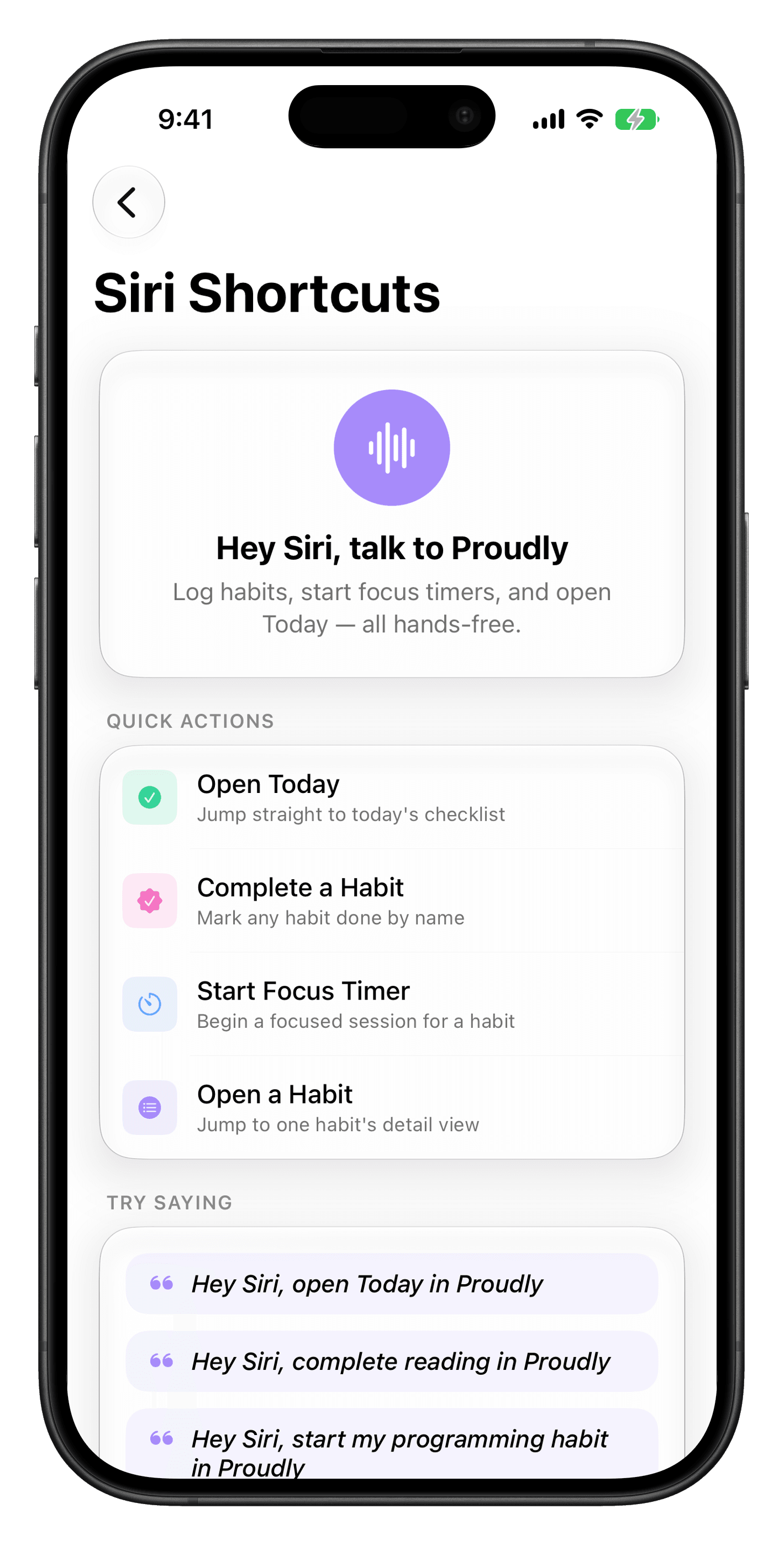 Siri Shortcuts