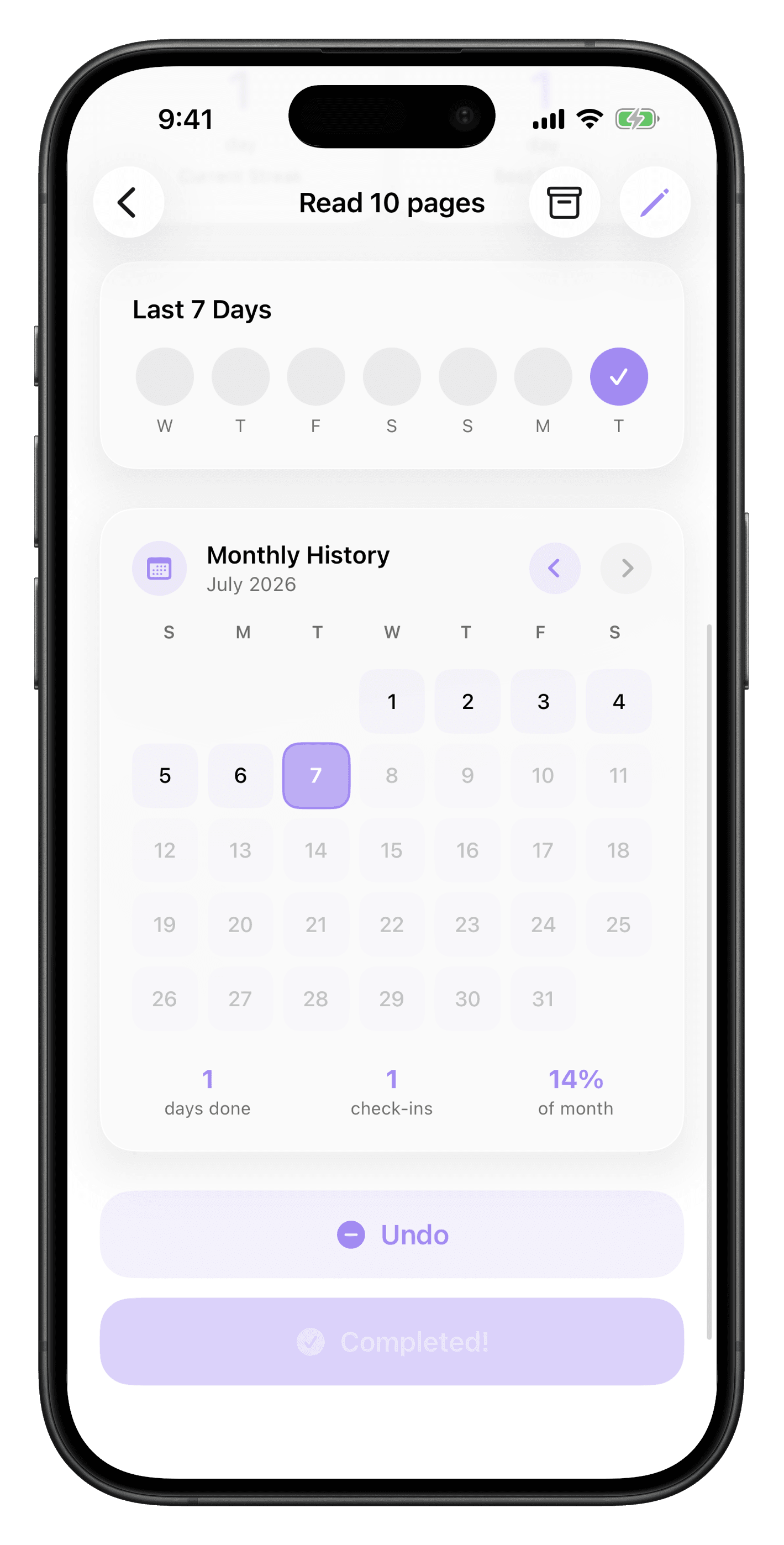 Monthly History